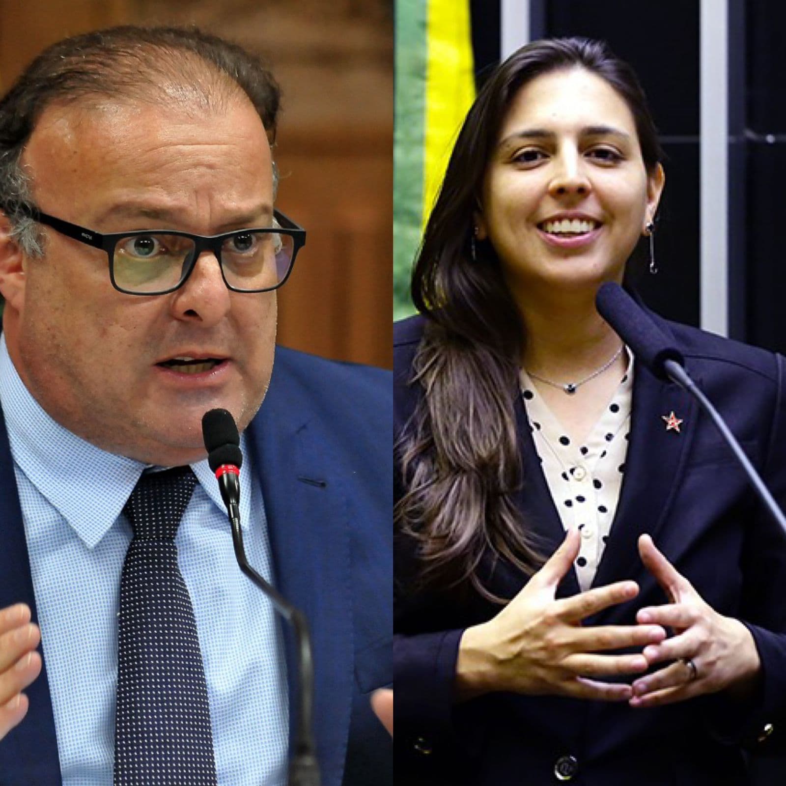 Pré-candidatos a prefeito Natal, Paulinho Freire vota contra a volta do imposto DPVAT e Natália Bonavides a favor