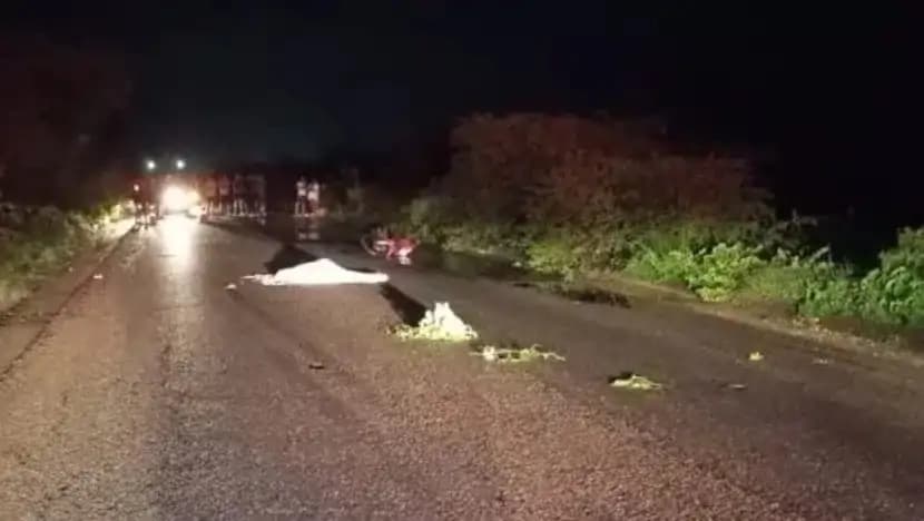 Adolescente morre atropelado após cair de motocicleta na RN-015, entre Mossoró e Baraúna