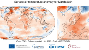 Março é o 10º mês seguido a marcar recorde de calor global