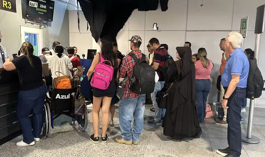 Aeroporto de Mossoró surpreende passageiros prestes a embarcar e suspende funcionamento para realizar recapeamento na pista de pouso