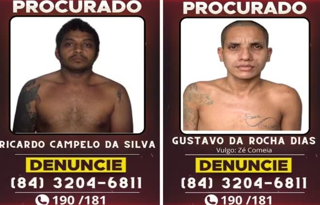 Após fuga de presos, quatro policiais penais são afastados de penitenciária no RN por ‘suposta negligência'
