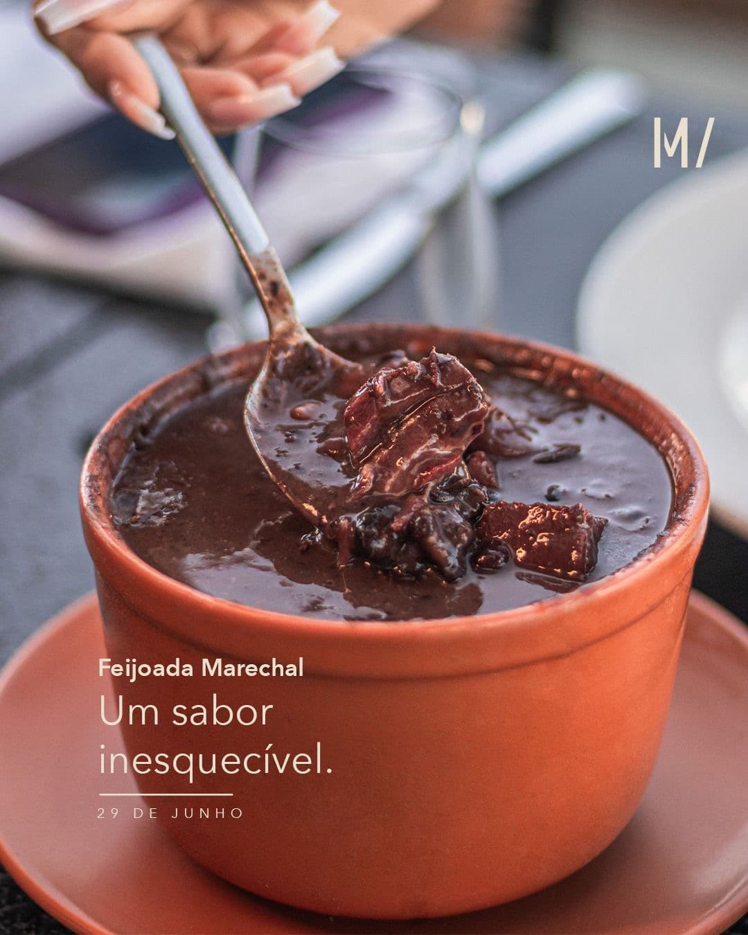 Feijoada Marechal: Um sabor inesquecível. Dia 29 de junho