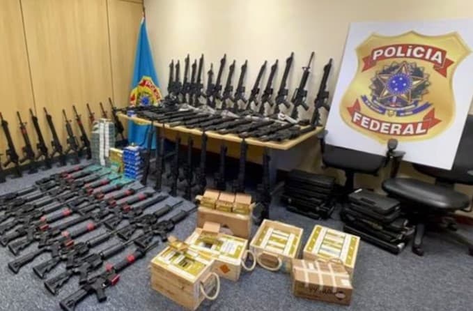 Governo diz que apreensões de armas de fogo ilegais cresceram 28% em 2023 em relação a 2022