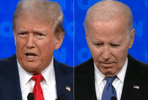 Trump vence 1º debate contra um Biden hesitante e com dificuldade de raciocínio