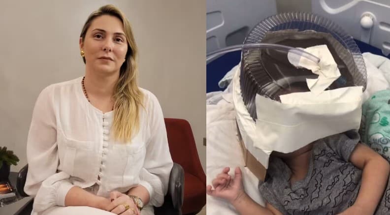 ‘Assumo a responsabilidade que é cuidar do outro', diz médica que improvisou respirador com embalagem de bolo em bebê