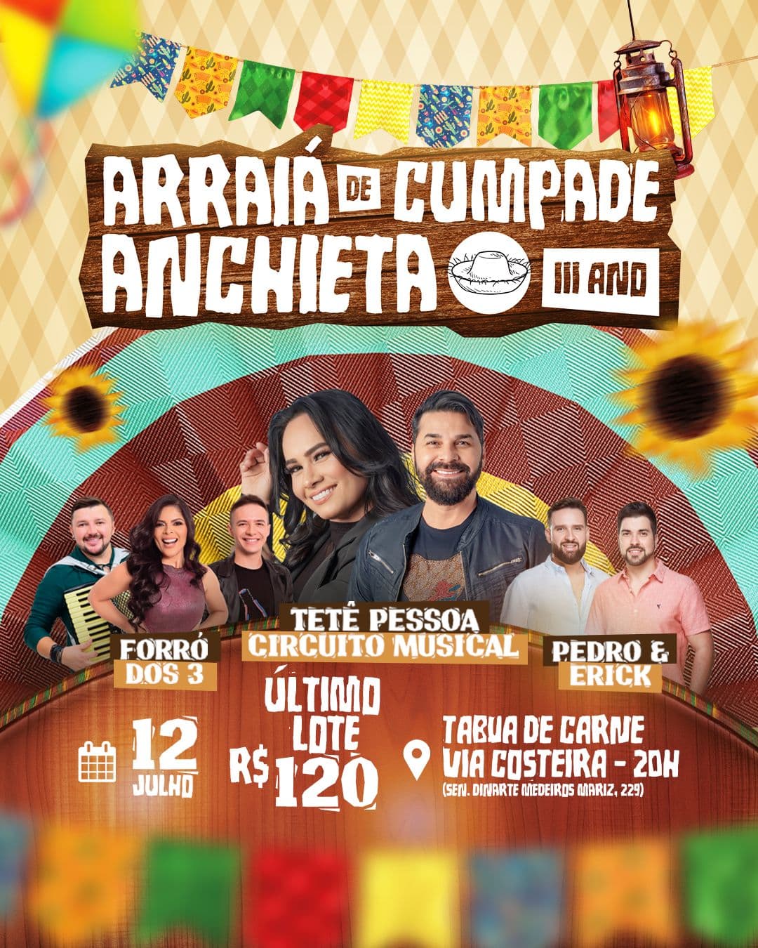 Paróquia São José de Anchieta promove terceira edição do "Arraiá do cumpade Anchieta"