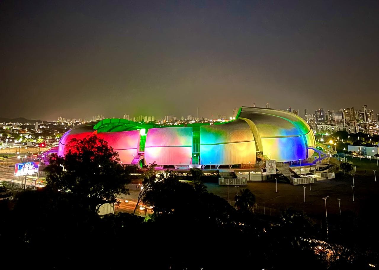 Casa de Apostas Arena das Dunas inicia testes do seu novo sistema de iluminação cênica 100% LED