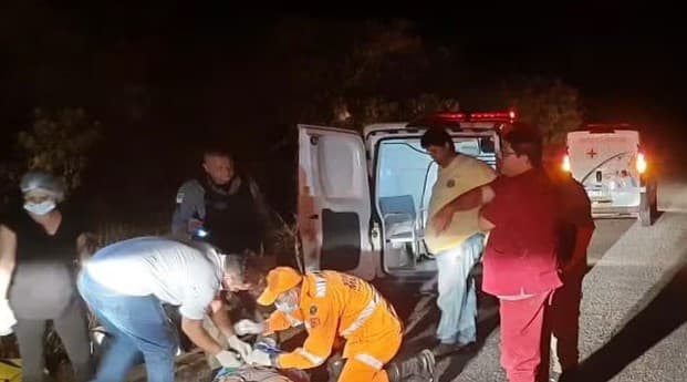 Dois homens têm pernas amputadas em acidente na RN-118, na região Seridó