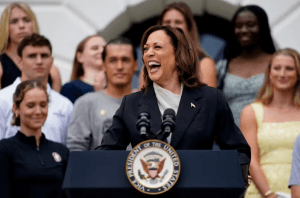 Kamala já tem número de delegados necessário para ser candidata, diz agência