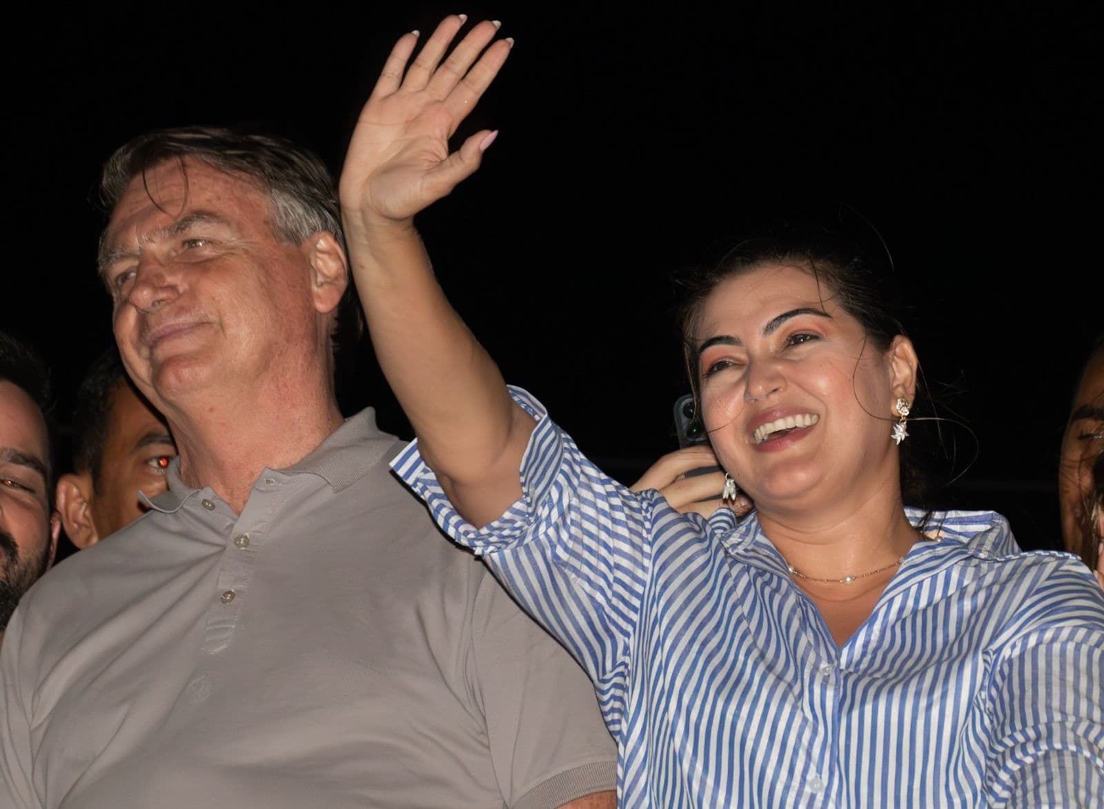 Jussara mostra força política com a presença de Bolsonaro