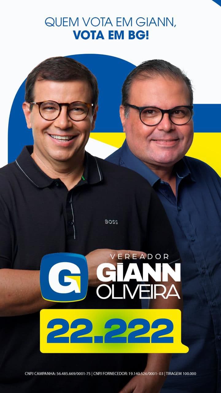 ELEIÇÕES: “Quem vota em Giann, vota em BG”
