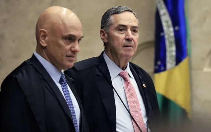 Barroso nega impedimento de Moraes atuar no caso do vazamento de mensagens