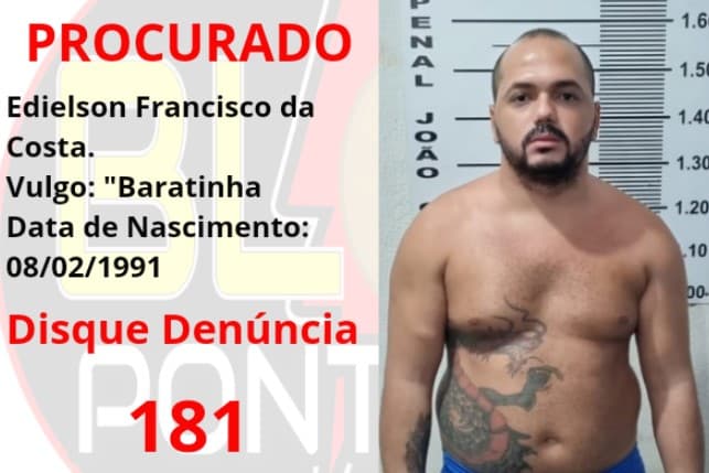 Foragido perigoso rompe tornozeleira e ameaça presidente do Sindicato dos Policiais Penais do RN