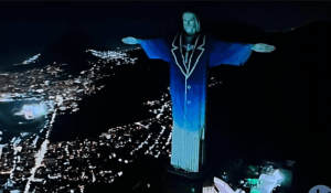 VÍDEO: Cristo Redentor aparece “vestido” de Silvio Santos; assista