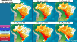 Nova onda de calor sufocante em agosto pode ter recordes de temperatura no Brasil