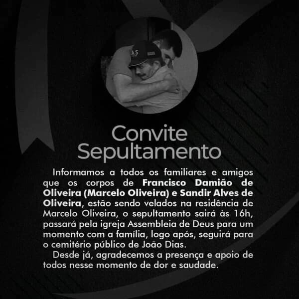 Corpos do prefeito de João Dias e pai serão sepultados nesta quarta-feira (28)