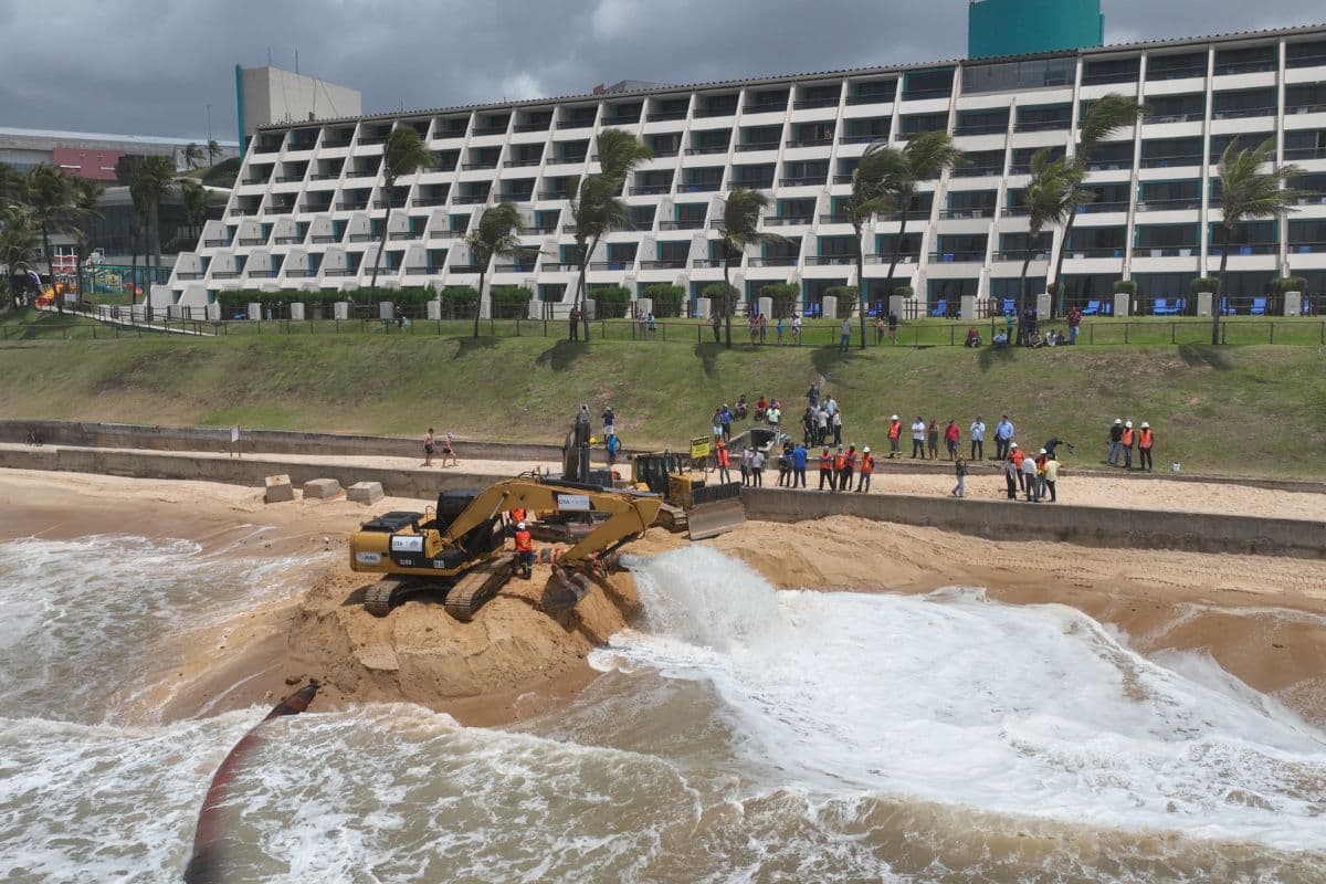 Obra da engorda de Ponta Negra deve durar três meses