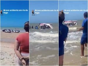 Lancha que virou em Rio do Fogo deixando 2 mortos não tinha autorização para passeios, diz Idema