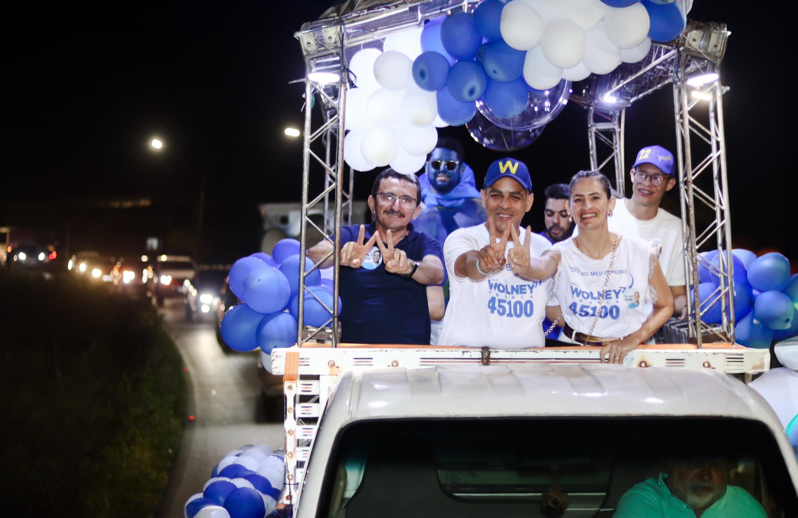 Wolney França reúne mais de 300 veículos em carreata histórica e afirma: Vamos continuar