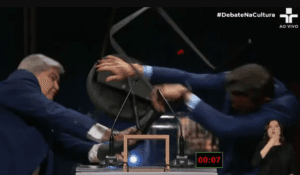 MP Eleitoral investigará cadeirada de Datena em Marçal durante debate