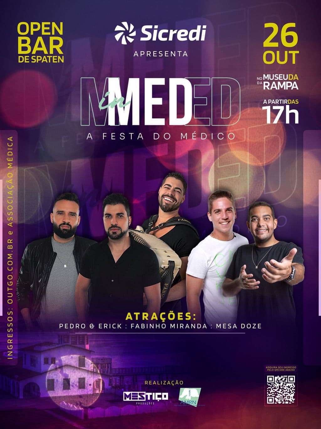 InMED - A Festa do Médico - acontece neste sábado no Museu da Rampa com Open Bar de Cerveja