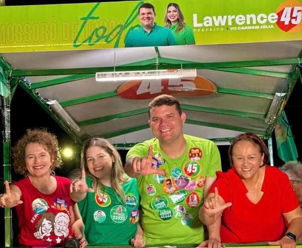 PARA QUE TÁ FEIO: Lawrence sofre nova derrota na Justiça ao tentar cassar Allyson e criminalizar apoiadores e imprensa