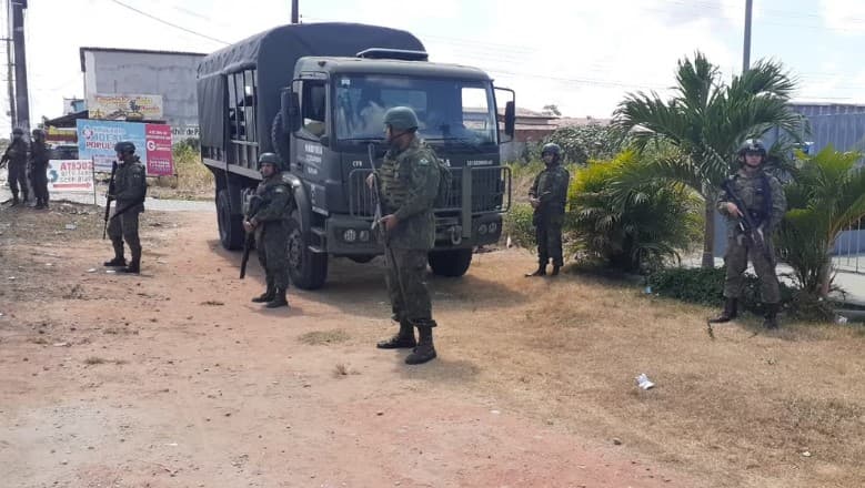 Forças Armadas reforçam segurança das eleições em São Gonçalo do Amarante