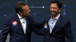 Nunes e Boulos trocam provocações, se abraçam e focam em apagão no 1º debate em São Paulo