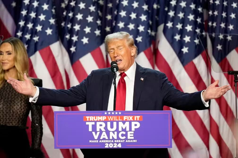 Trump anuncia vitória, diz que fechará fronteiras e promete virada nos EUA: ‘Será a era de ouro da América'