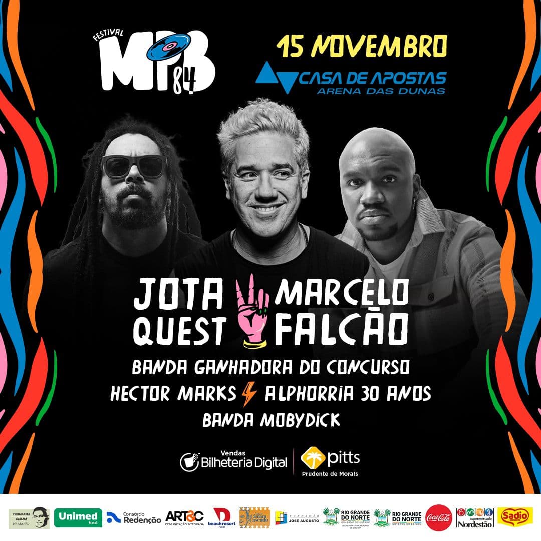 Jota Quest segue viajando o Brasil com a turnê "JOTA25" e se apresenta em Natal no Festival MPB84