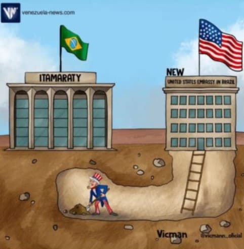 Agência de notícias estatal da Venezuela publica charges com críticas a Lula e ao Itamaraty