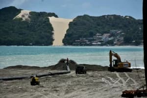 Turistas verão shows e queima de fogos na área da engorda