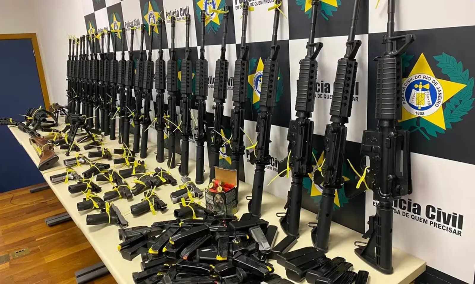 Brasil apreendeu, em média, 274 armas de fogo entre janeiro e novembro, diz Ministério da Justiça