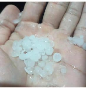 [IMAGENS] Chuva de Granizo Surpreende Moradores de Serra Negra do Norte
