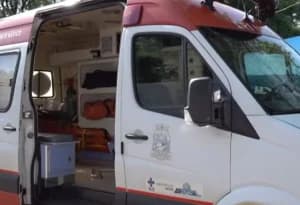 Ambulância do Samu estacionada em frente a unidade de saúde é furtada no Paraná