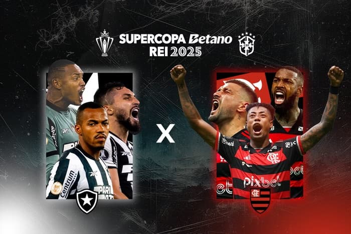 Flamengo e Botafogo brigam hoje(02) pelo título da Supercopa em Belém