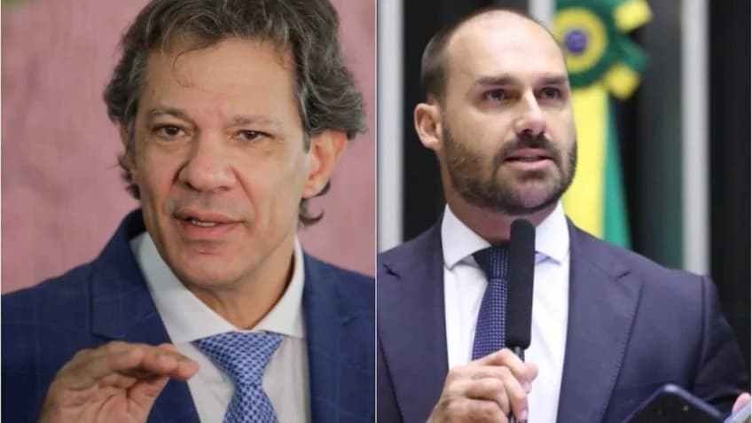 Haddad e Eduardo têm a maior rejeição para 2026