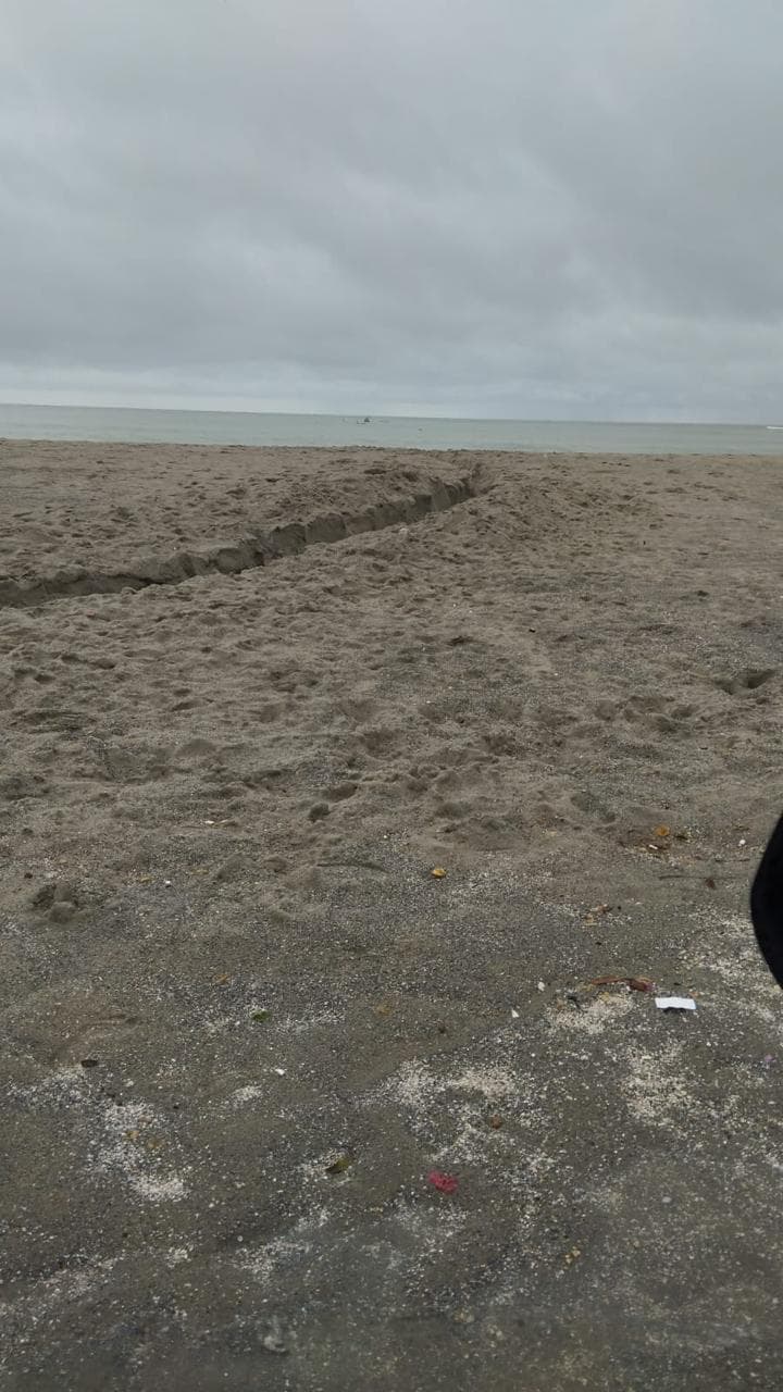 VÍDEO: Seinfra controla erosão próxima ao Morro do Careca e diz que vai investigar quem abriu valas para água da chuva escoar para o mar