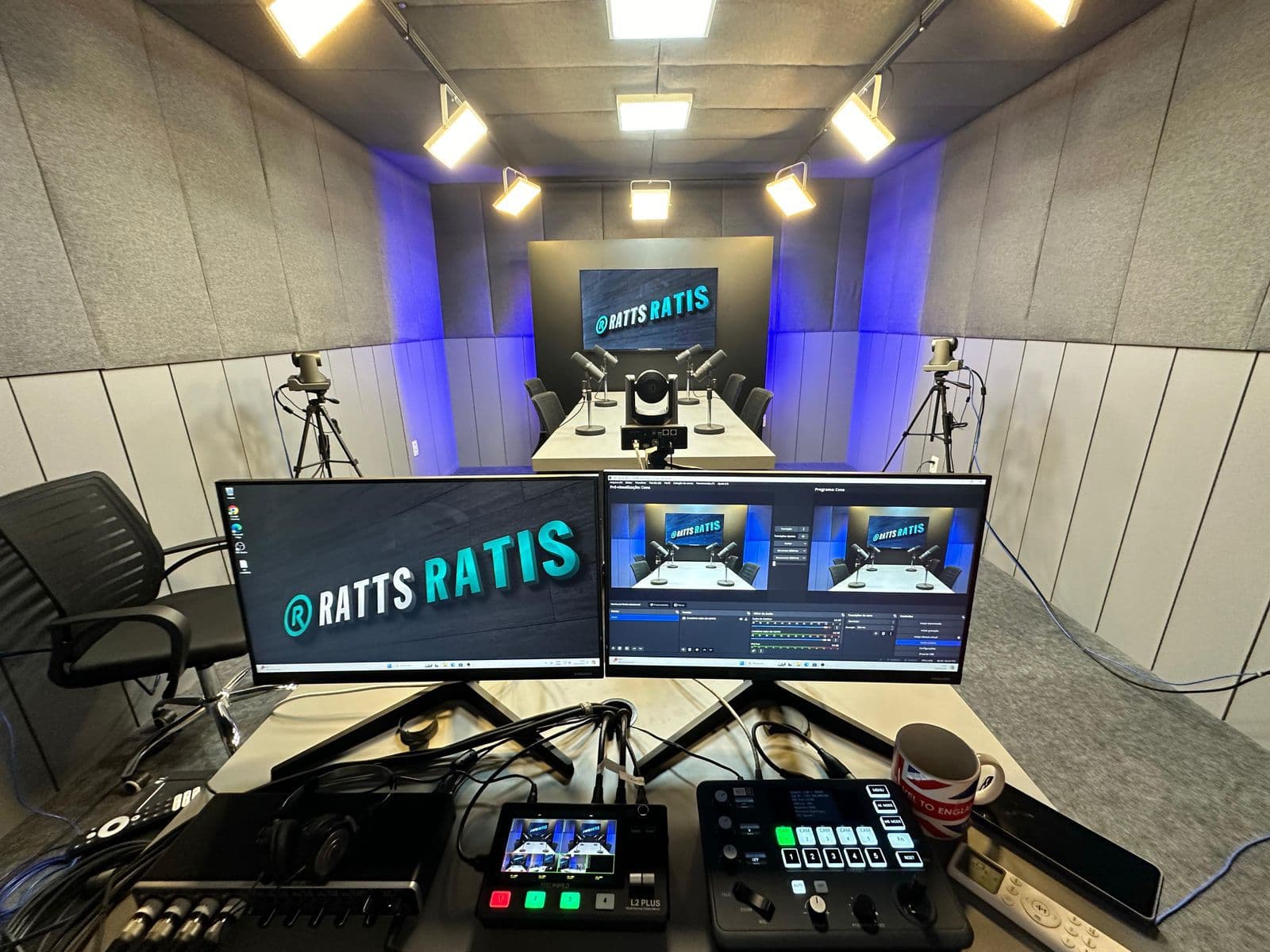 Alguém aí falou podcast? Ratts Ratis tem o maior e melhor estúdio do mercado