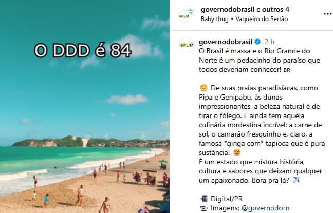 VÍDEO: Para desespero dos esquerdistas do RN, governo federal divulga Natal já com imagens da engorda de Ponta Negra