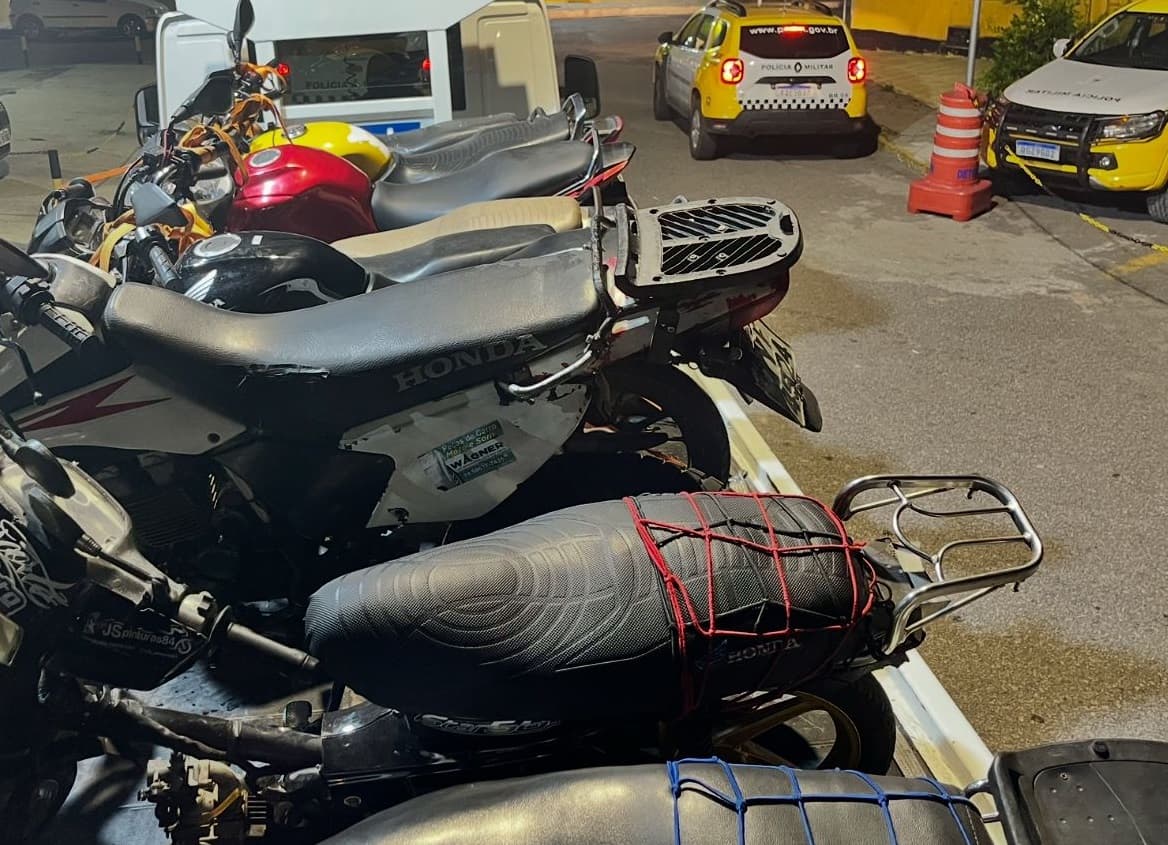 OPERAÇÃO SOSSEGO: 18 motos com escapes barulhentos são apreendidas em Natal