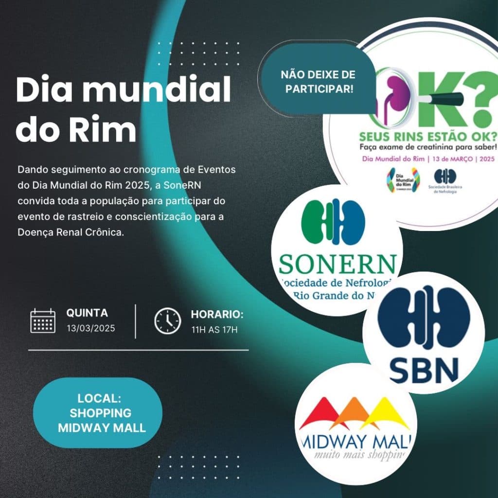 Sociedade Brasileira de Nefrologia do RN promove campanha do Dia Mundial do Rim 2025