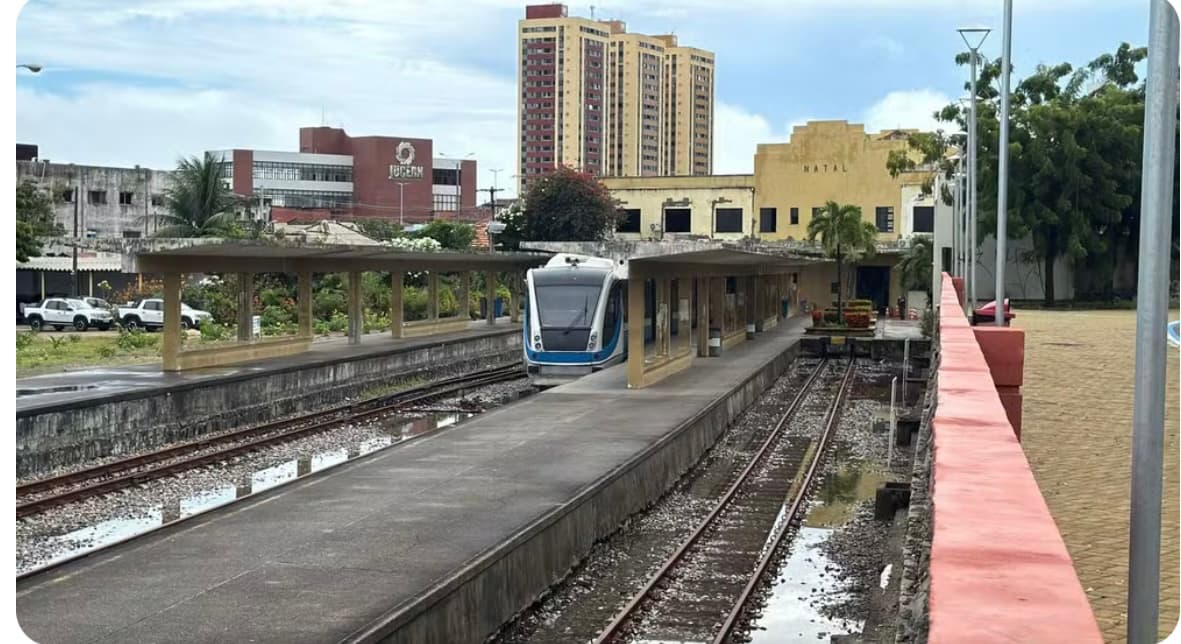 Viagens de trens suspensas e expediente suspenso no Tribunal de Justiça; veja serviços afetados pelas chuvas em Natal