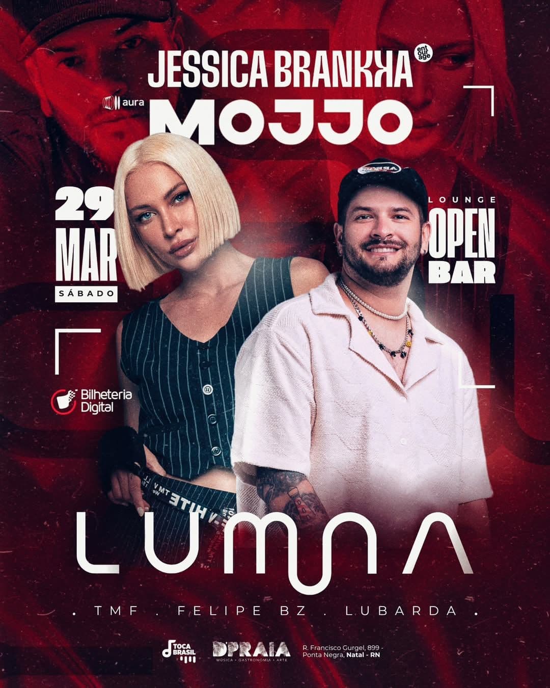 Projeto Toca Brasil realiza edição especial LUMNA com grandes nomes da música eletrônica em Natal