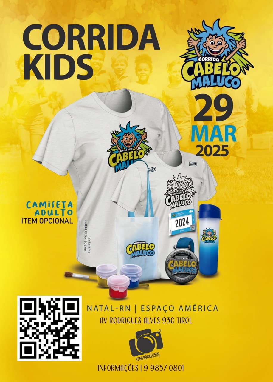 Corrida do Cabelo Maluco: Uma experiência única para crianças