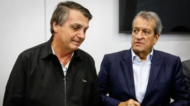 Valdemar pede ao STF para revogar proibição de contato com Bolsonaro