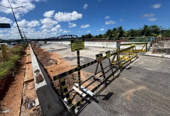 Ponte de Igapó será liberada para o trânsito em abril, diz Dnit