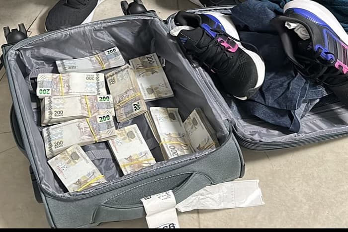 PF prende empresários com R$ 1,2 mi em mala no aeroporto de Brasília