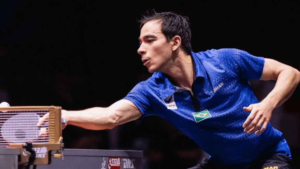 Hugo Calderano perde para chinês e conquista uma medalha de prata inédita para o Brasil no Mundial de Tênis de Mesa