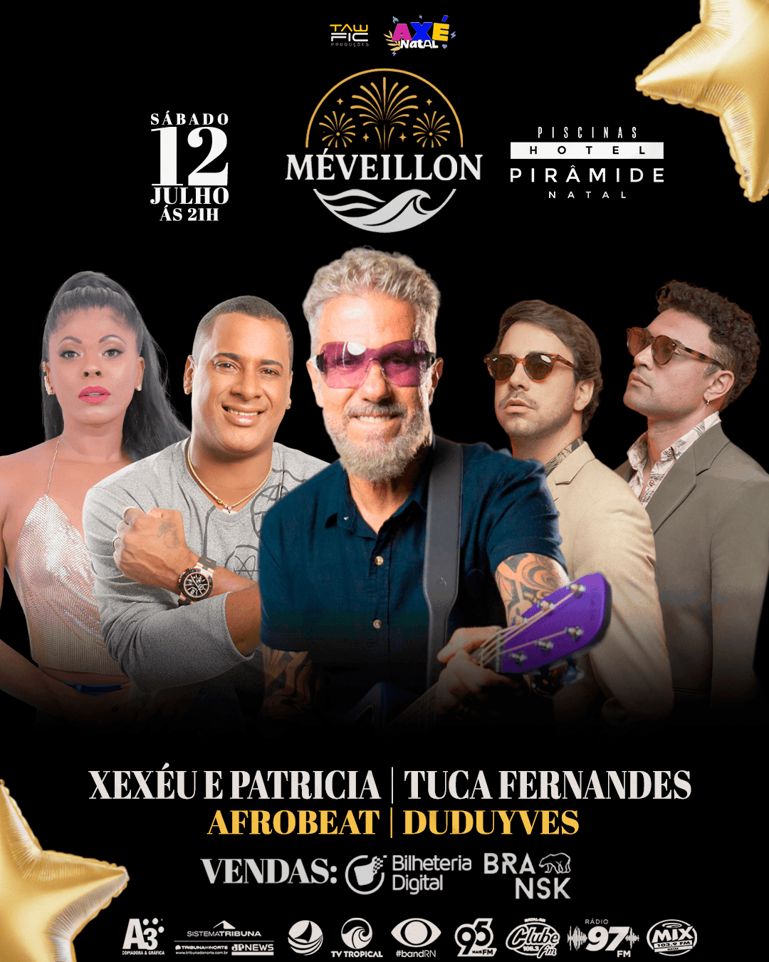 Méveillon 2025 promete agitar Natal com muita música e energia nas piscinas do Hotel Pirâmide